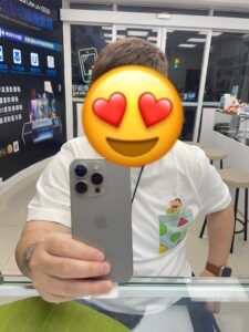 舊機回收｜無卡分期-客人一聽到有現貨15pro鈦原色直接分期分起來了!!!｜微笑通信