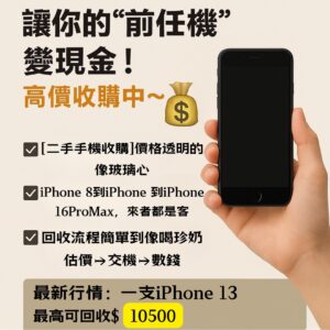【舊手機回收價】讓你的"前任機"變現金！高價收購中～💰｜微笑通信