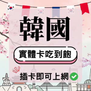 韓國-實體卡(5G/4G高速)